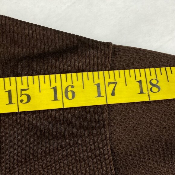 Vintage David Homison Mid Mod Brown Turtleneck Long Sleeve Mens Shirt M - Picture 5 of 8